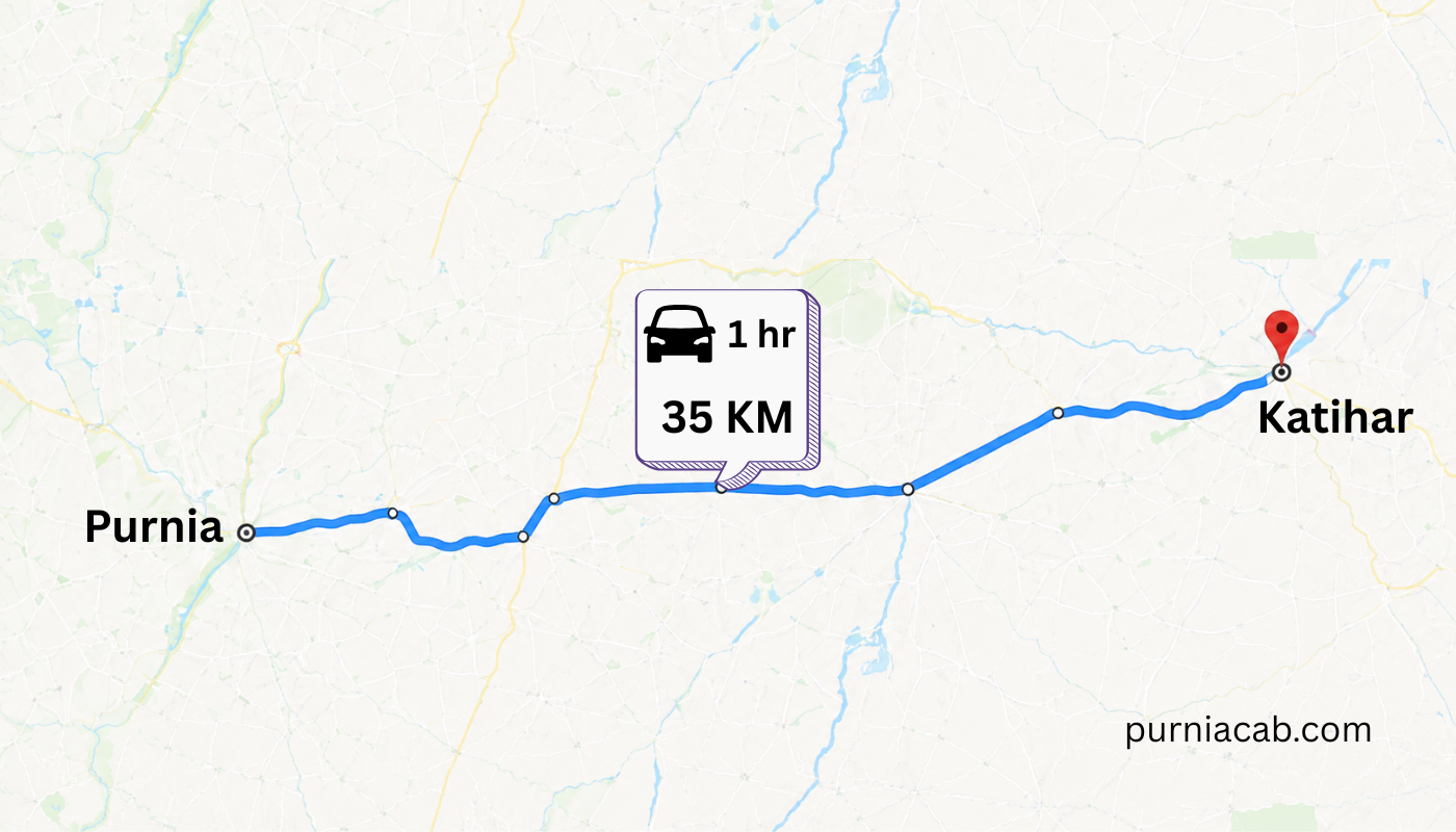 Purnia to Katihar Taxi Service