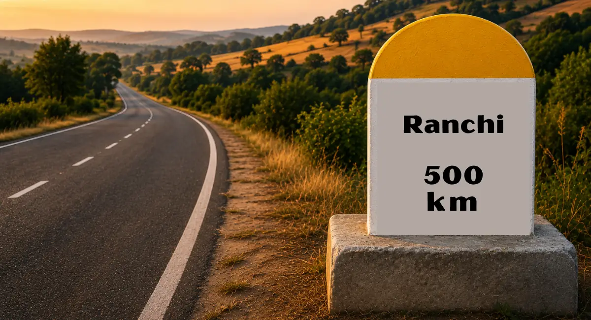 Purnia to Ranchi Distance 500 KM